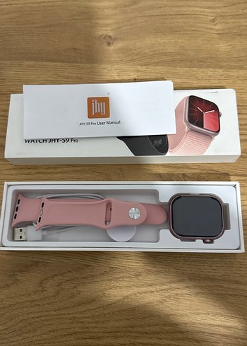 WATCHJHY-S9 Pro Pembe Akıllı Saat - Görsel 2