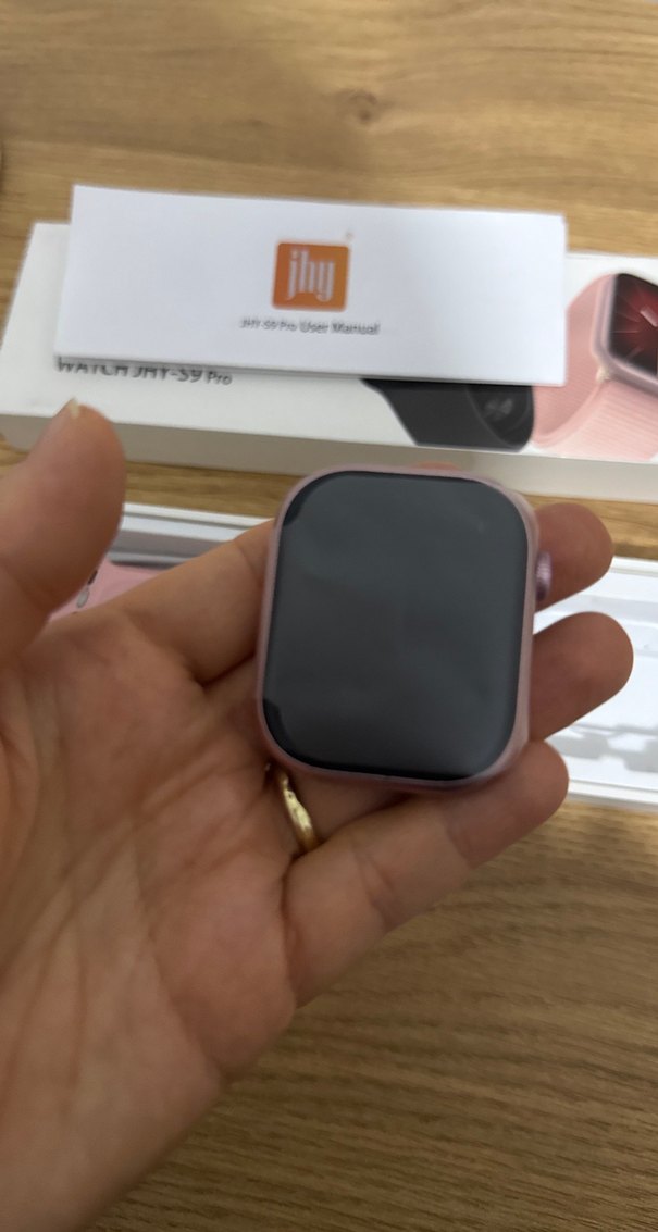 WATCHJHY-S9 Pro Pembe Akıllı Saat - Görsel 3