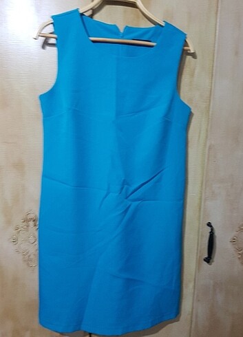 Trendyol turkuaz elbise - Görsel 2