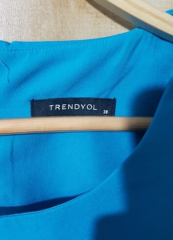 Trendyol turkuaz elbise - Görsel 4