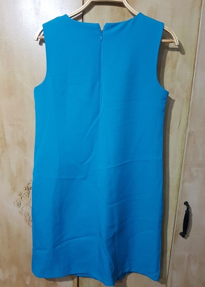 Trendyol turkuaz elbise - Görsel 3