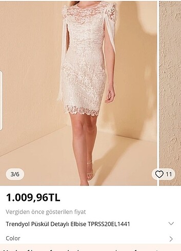 Kol detaylı tül elbise - Görsel 2