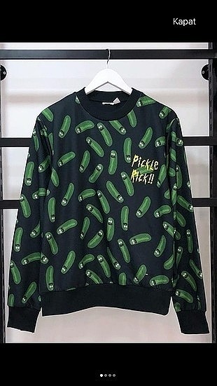 Pickle Rick sweatshirt xxl