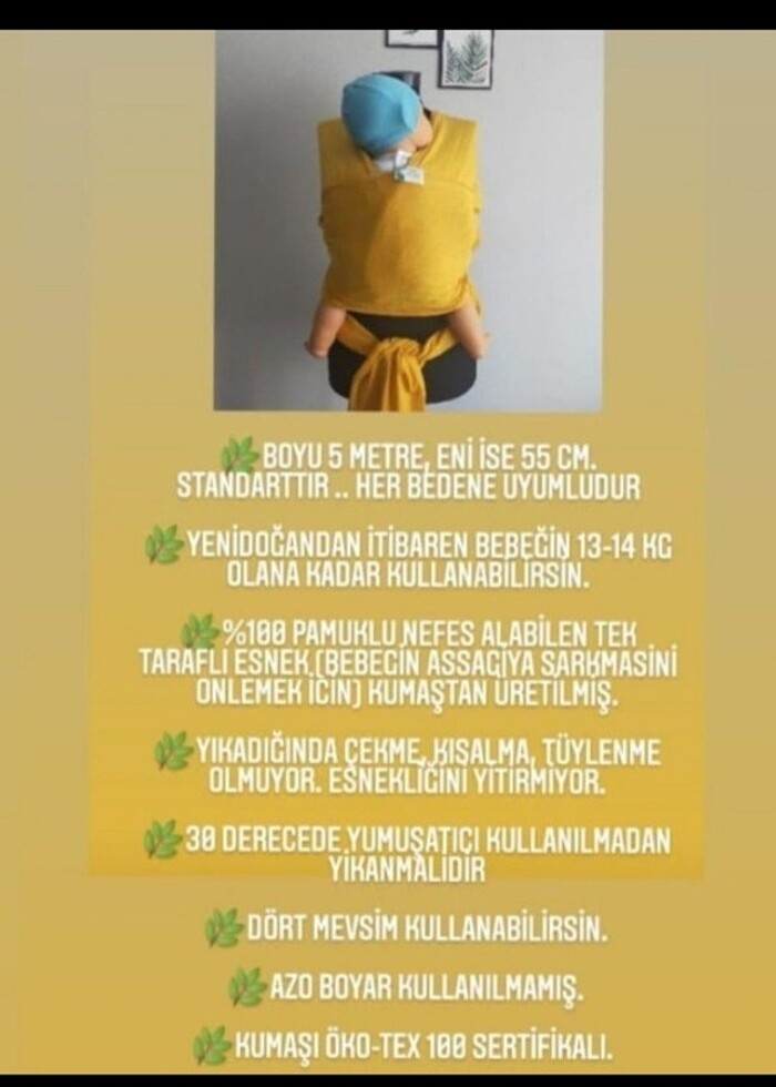 H.B marka sling - Görsel 2