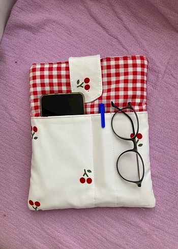 Renkli Baskılı Pamuk Laptop Çantası - Görsel 6