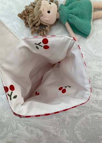 Renkli Baskılı Pamuk Laptop Çantası - Görsel 4