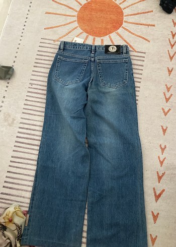 Etiketli jean pantolon - Görsel 3