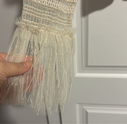 river Island pudra rengi kazak - Görsel 6