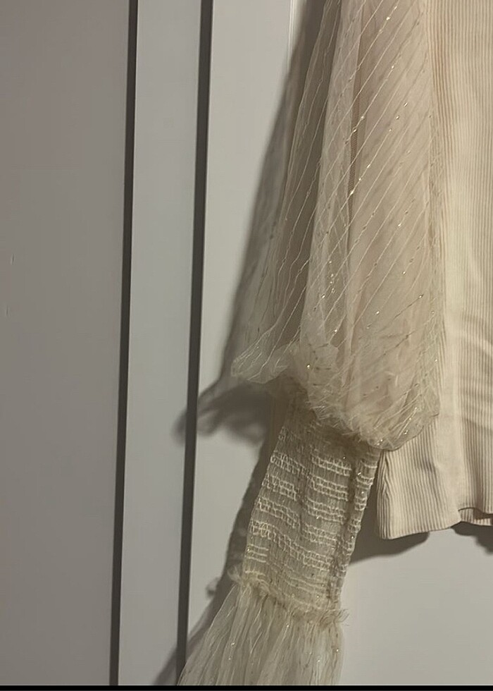 river Island pudra rengi kazak - Görsel 4