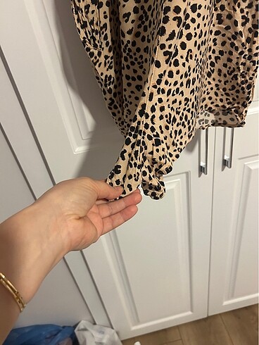 H&M leopar tulum 38 beden uyumlu - Görsel 9