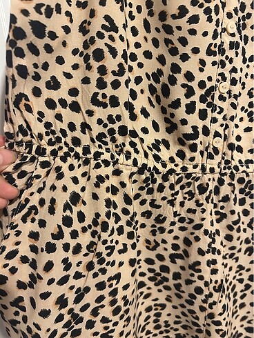 H&M leopar tulum 38 beden uyumlu - Görsel 5