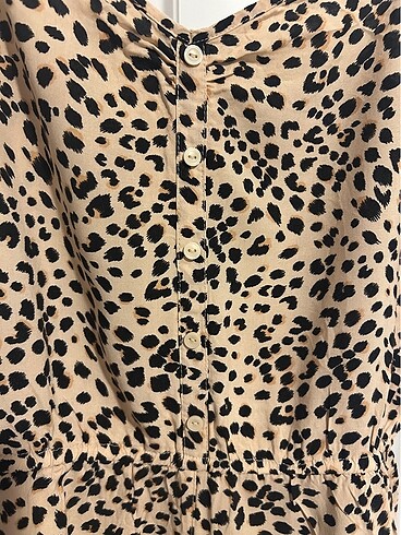 H&M leopar tulum 38 beden uyumlu - Görsel 4
