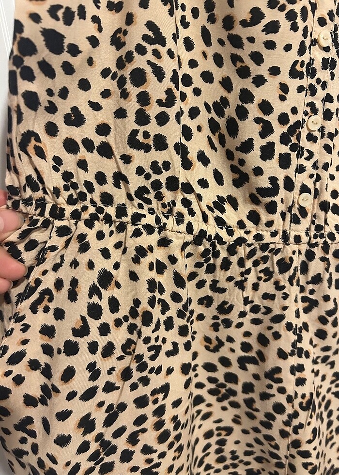H&M leopar tulum 38 beden uyumlu - Görsel 5