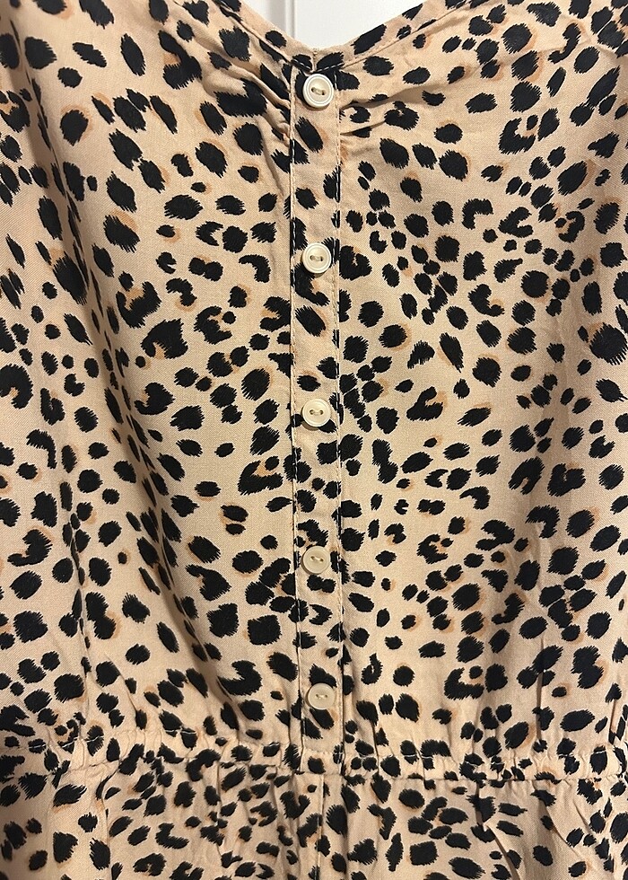 H&M leopar tulum 38 beden uyumlu - Görsel 4
