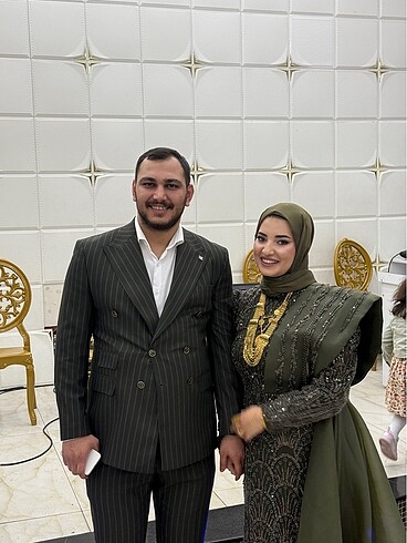 Özel tasarım tesettür abiye