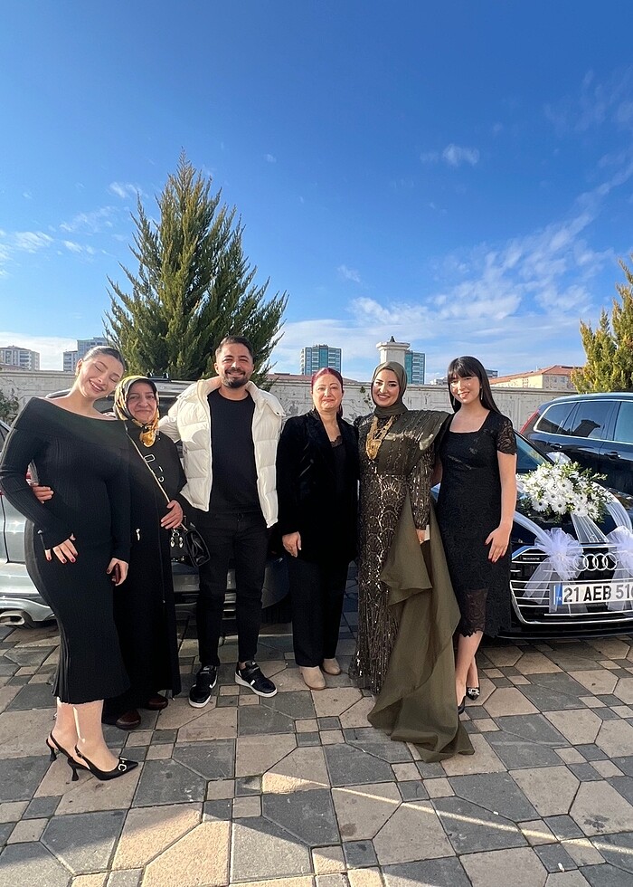 Özel tasarım tesettür abiye - Görsel 4