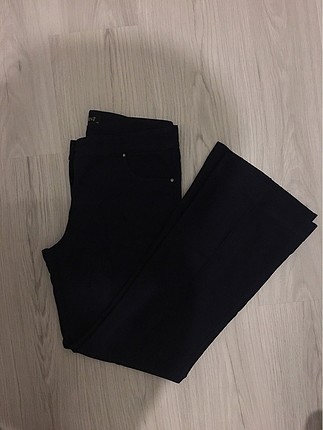 Lacivert İspanyol paça pantolon