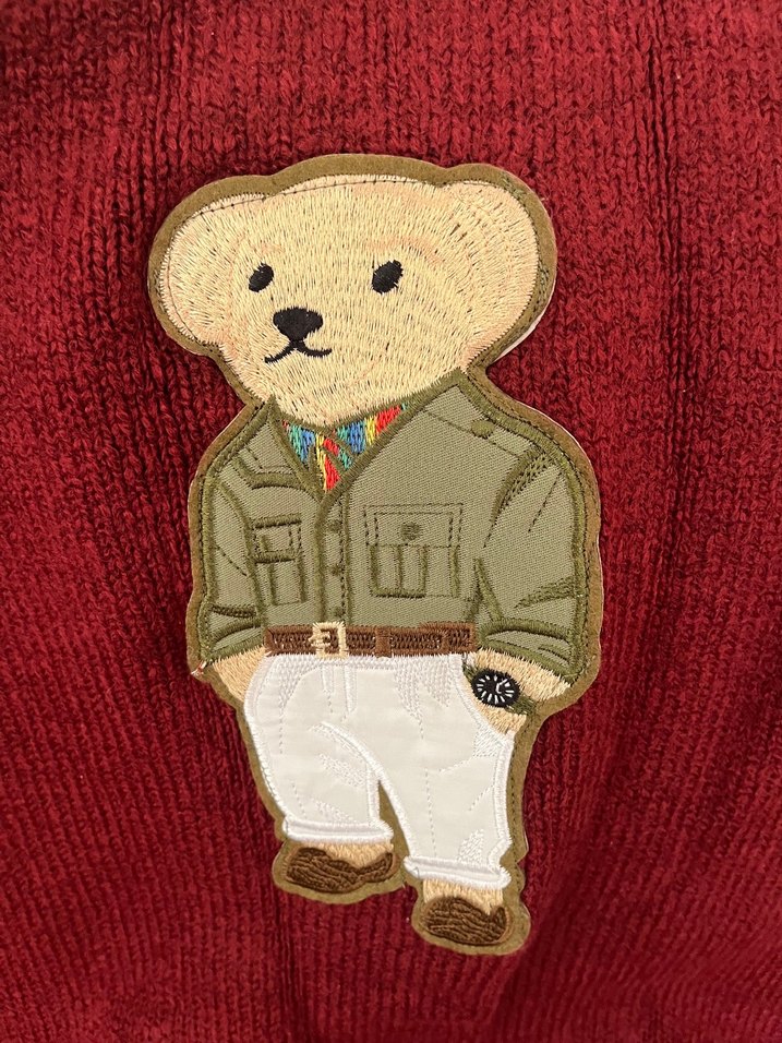 Bordo Boğazlı Triko Kadın Kazak - Görsel 4