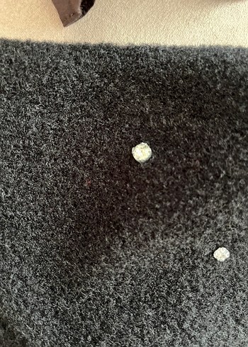 Düğmeli Siyah Midi Kadın Hırka - Görsel 4