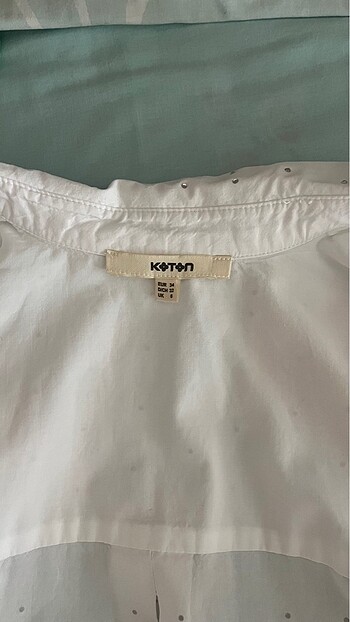 Beyaz taşlı Gömlek - Görsel 6