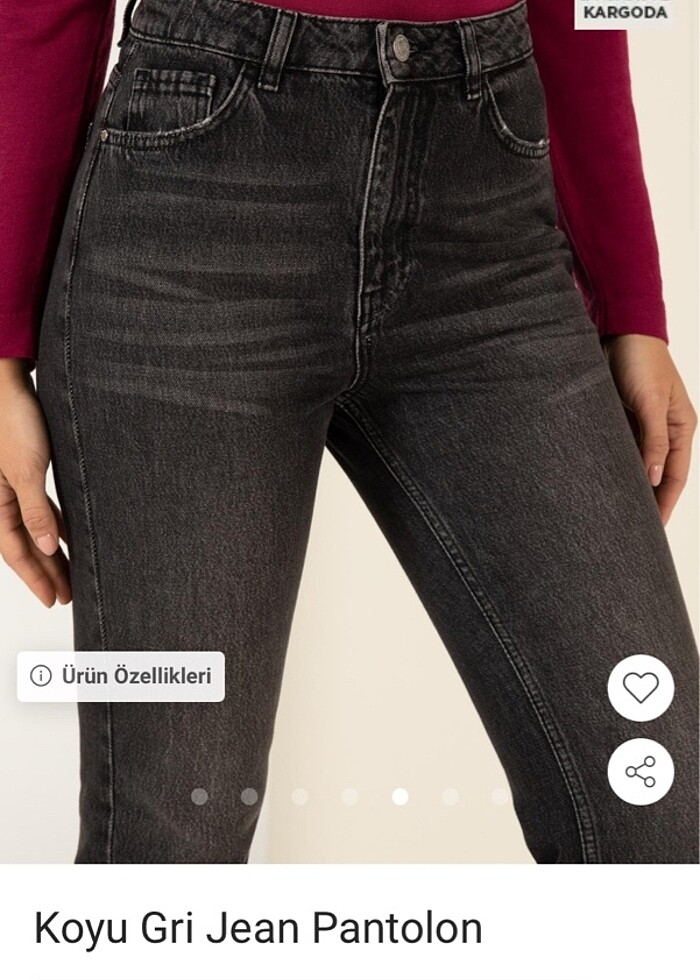 Pierre Cardin Mom Jean - Görsel 4