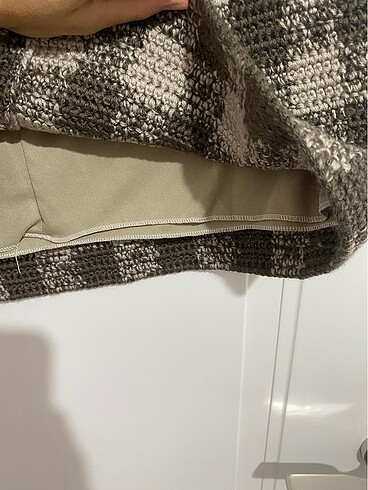 El Örgüsü Ekose Etek - Görsel 4