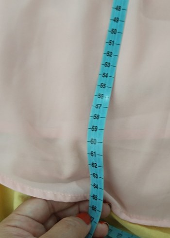 Pembe Fırfırlı Kolsuz Salaş Bluz - Görsel 7