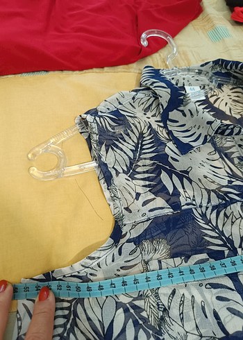 Desenli Kolsuz Gömlek - Görsel 6