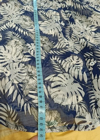 Desenli Kolsuz Gömlek - Görsel 5