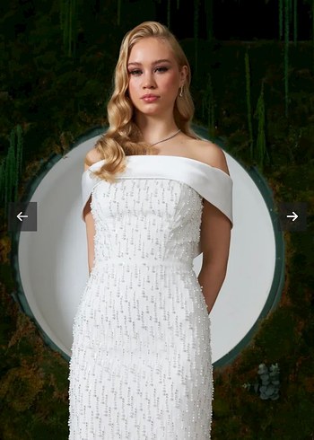 İnci detaylı söz nişan elbisesi - Görsel 6