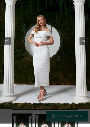 İnci detaylı söz nişan elbisesi - Görsel 7