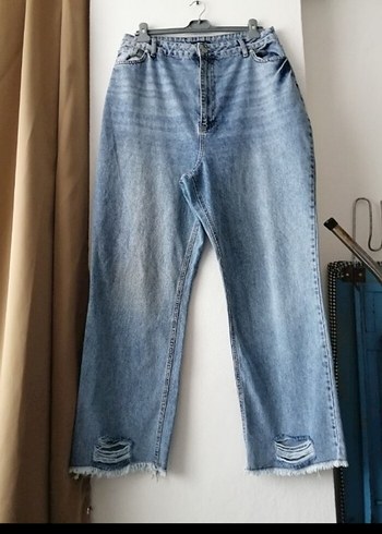 Gevşek Kesim Midi Kot Pantolon