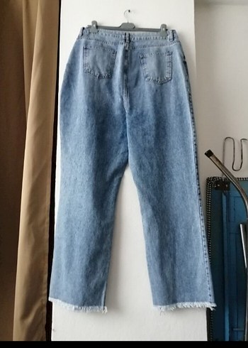 Stradivarius Gevşek Kesim Midi Kot Pantolon