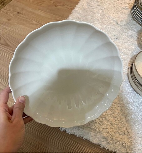 Kütahya porselen Bone Luz salata kase