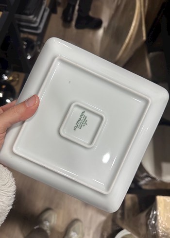 Kütahya Porselen kare servis 17 cm - Görsel 3