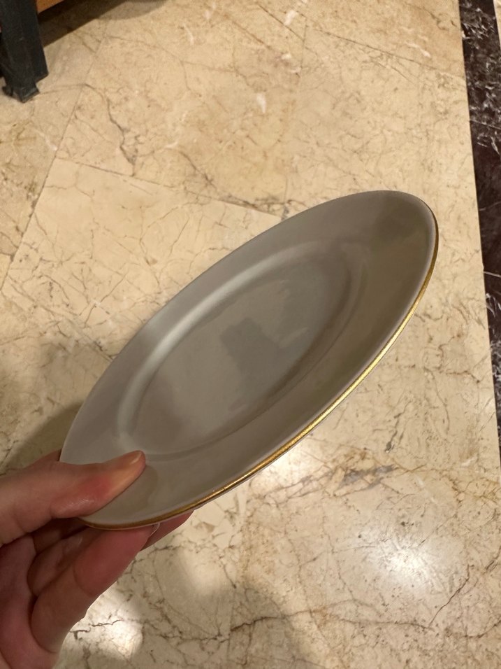 Kütahya Porselen gold pasta tabak - Görsel 2