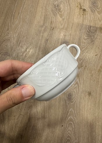 Kütahya Porselen kulplu kase 12 cm - Görsel 5