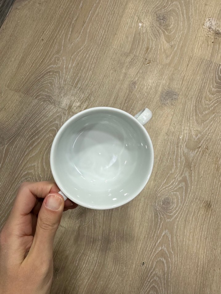 Kütahya Porselen kulplu kase 12 cm - Görsel 3