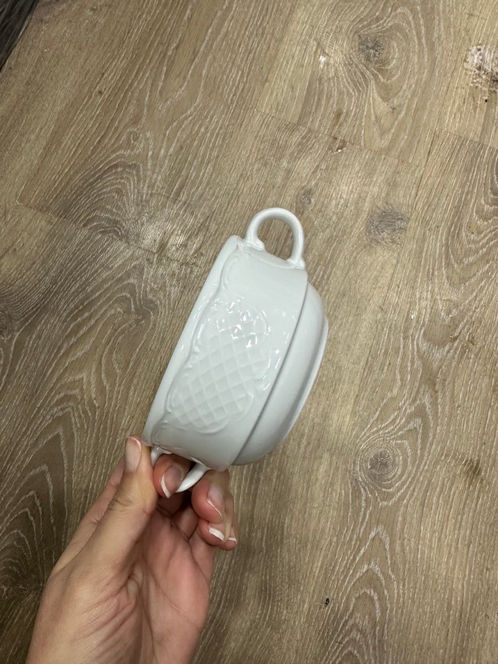 Kütahya Porselen kulplu kase 12 cm - Görsel 2