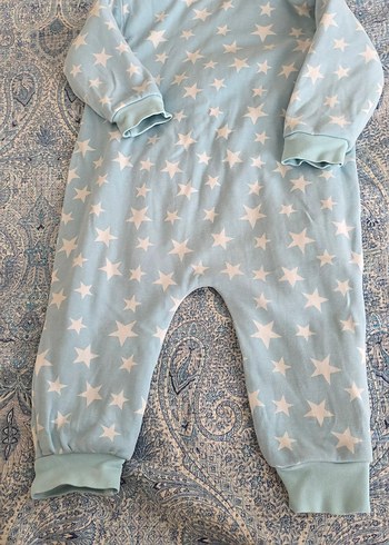 Messido Mavi Bebek Uyku Tulumu Fermuarlı Yıldız Desenli - Görsel 5