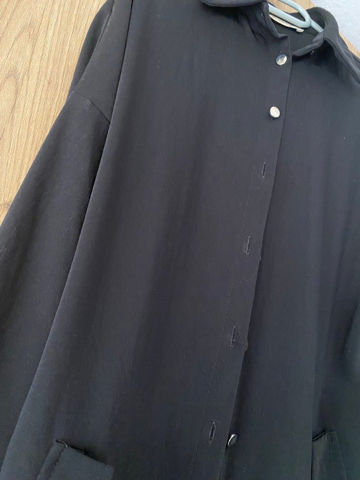 Düğmeli Siyah Tunik - Görsel 4