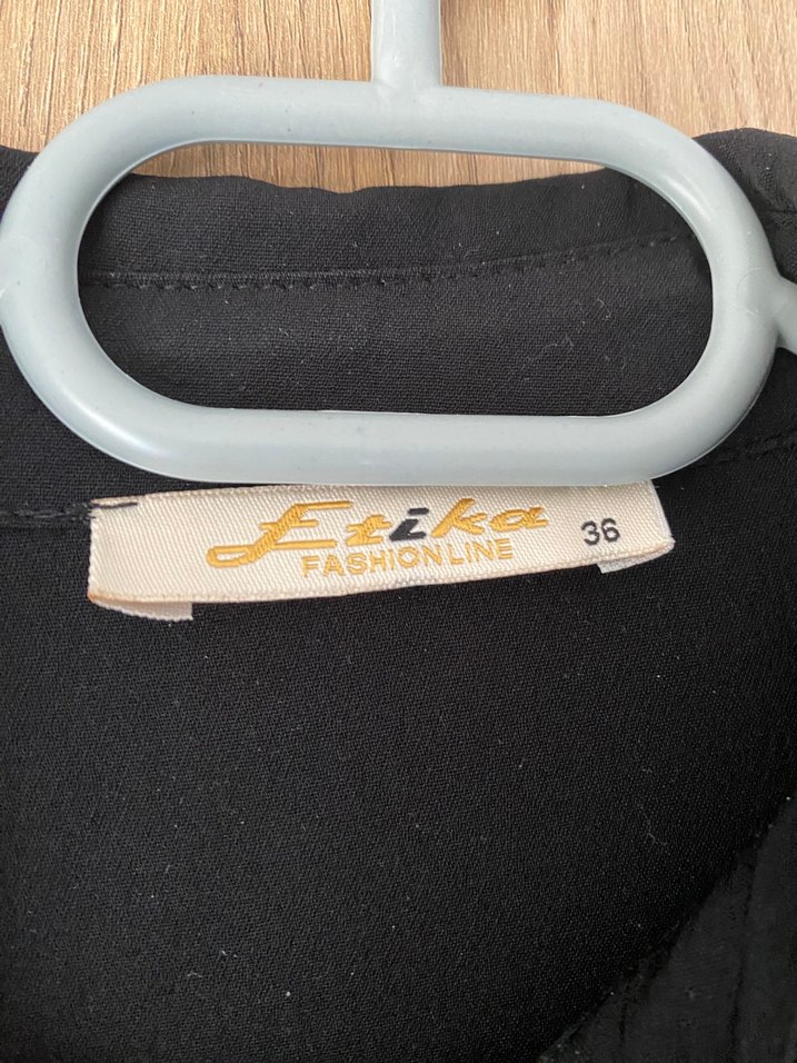 Düğmeli Siyah Tunik - Görsel 3