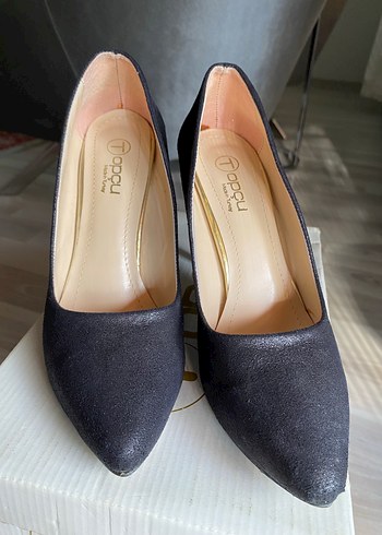 Antrasit dokulu Stiletto - Görsel 4