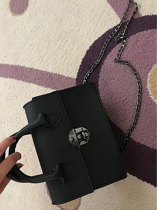 Diğer siyah mini askılı çanta