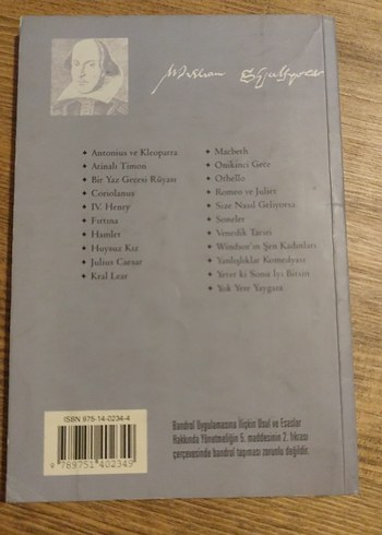 William Shakespeare - Romeo ve Juliet - Görsel 2