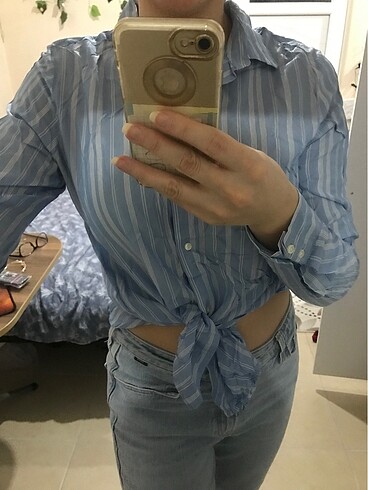 H&M yazlık gömlek