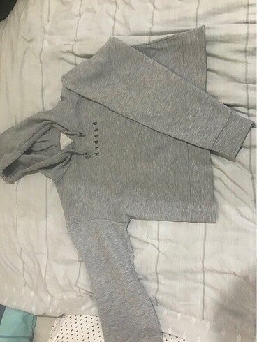 Diğer Gri kapüşonlu sweatshirt
