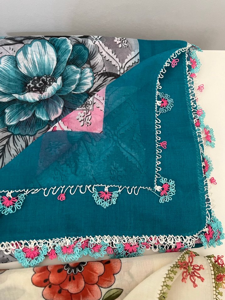 Çeyizlik iğne oyası yazma - Görsel 2