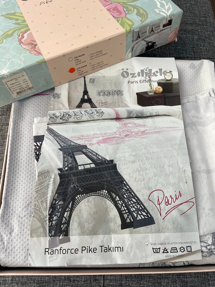 Özdilek Pembe Pastel Pike Takımı - Görsel 4