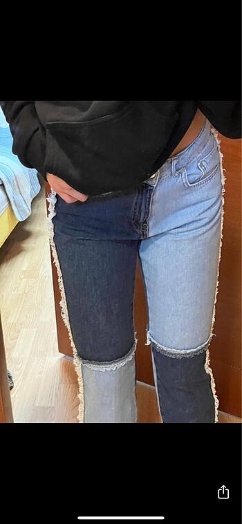 s Beden mavi Renk RAGGED pantalon